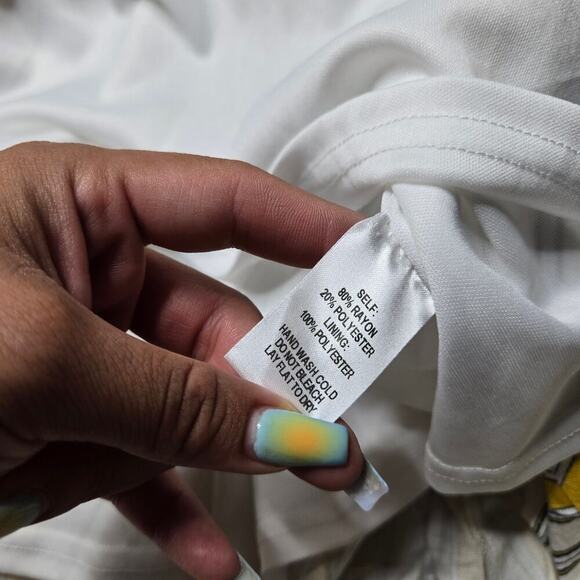 Lulus High Tide Yellow Striped One Shoulder Midi Dress - Picture 7 of 7